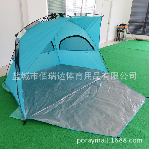 PORAY廠家直銷生産批髮自動杆沙灘帳篷速開超大空間戶外休閒帳篷