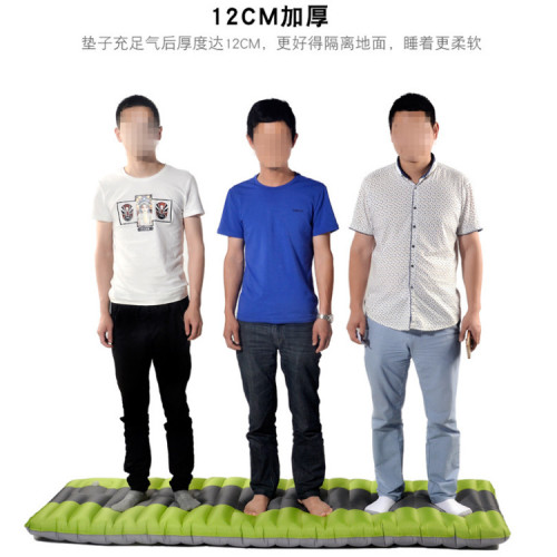 跨境亞馬遜戶外充氣墊腳踩按壓式充氣墊戶外用品露營便攜式野餐墊