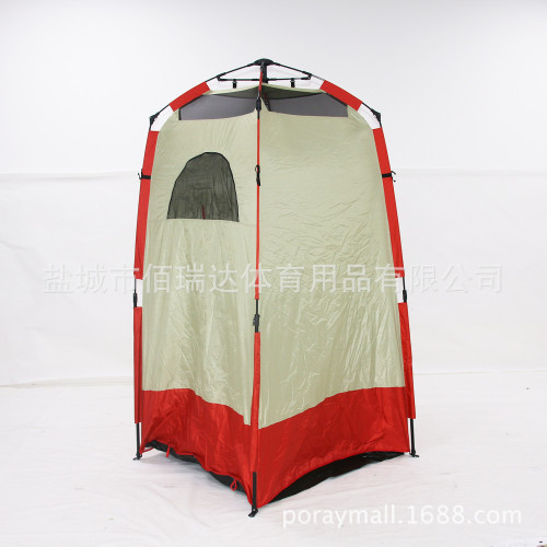 伸縮杆隱私更衣帳篷戶外單層可折曡移動厠所換洗帳篷