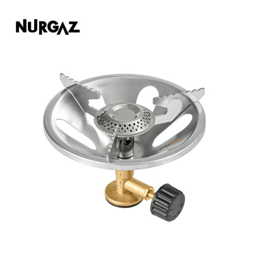 NURGAZ戶外便攜爐頭野營防風一體式野炊爐具液化氣爐具戶外猛火爐