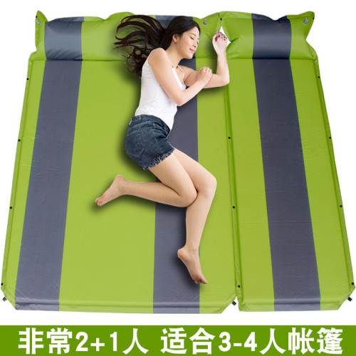 2019熱銷可拼接加厚自動充氣墊加寬加厚防潮墊帳篷墊戶外野餐地墊