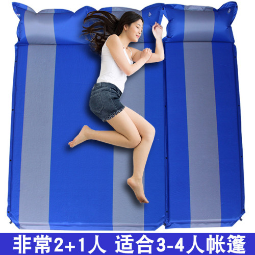 2019熱銷可拼接加厚自動充氣墊加寬加厚防潮墊帳篷墊戶外野餐地墊