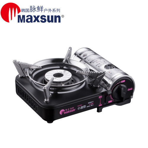 脈鮮MAXSUN便攜卡式爐MS-1戶外火鍋燃氣爐不鏽加厚野炊迷你爐灶具
