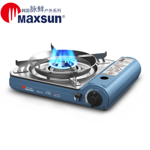 脈鮮MAXSUN便攜式卡式爐MS-5家用戶外燒烤爐野外燃氣爐瓦斯卡磁爐