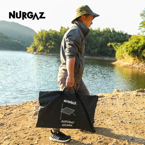 NURGAZ燒烤架燒烤爐戶外野炊爐具露營便攜燒烤架BBQ組裝式鉄架