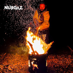 NURGAZ戶外露營柴火爐便攜烽火爐鑄鉄野外篝火桶柴爐野營火燒爐子