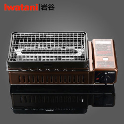 日本巖穀燒烤爐卡式爐家用便攜式戶外BBQ烤肉爐 燃氣灶野炊瓦斯爐