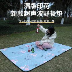 可機洗野餐墊加厚防潮墊防水地墊野營墊子野餐布沙灘墊野炊野餐墊