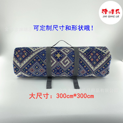 野餐墊露營防潮墊戶外帳篷墊子民族風300*300地墊可定尺寸形狀270