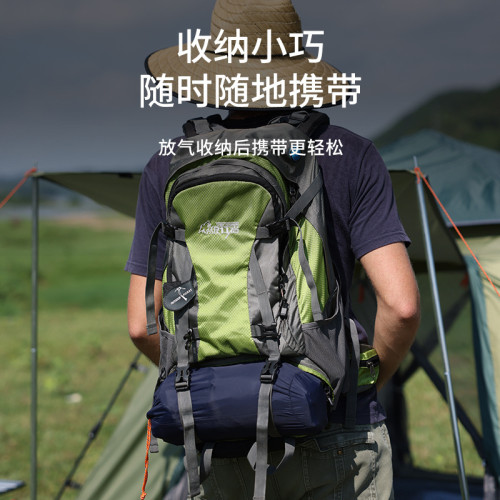 2022新款 加厚8CMTPU腳踩可拼接充氣墊 野營戶外防水單人旅遊睡墊