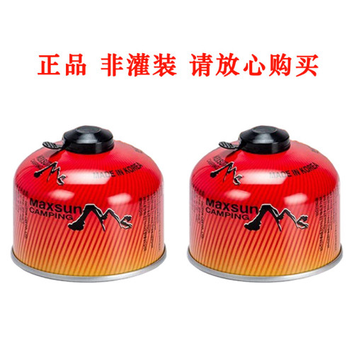 韓國脈鮮扁氣罐MAXSUN戶外燒烤點炭爐具銲槍高山瓦斯丁烷丙烷氣體