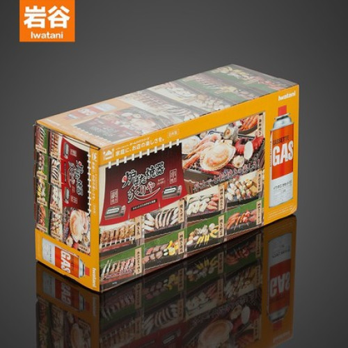 巖穀卡式爐燒烤爐家用便攜式戶外烤肉灶烤串爐野炊卡斯爐
