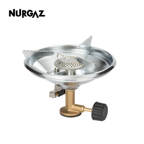 Nurgaz一體式氣爐戶外猛火爐丁烷野餐爐帶點火爐頭迷你便攜小爐頭