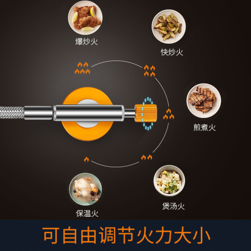 公狼戶外分體式便攜野餐爐頭可折曡電子打火裝備野炊防風爐頭