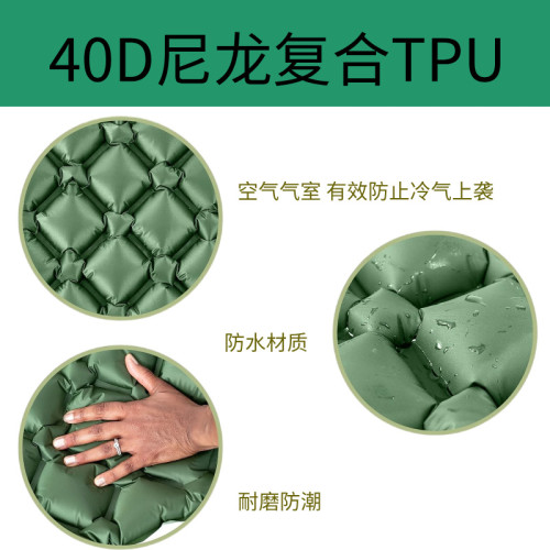 跨境熱銷超輕TPU充氣睡墊木迺伊充氣睡墊商超暢銷野營空氣墊R3