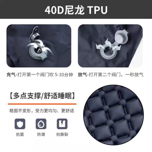 充氣墊點戶外充氣床超輕可攜式防潮墊TPU充氣露營野營