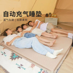 戶外野營防潮充氣墊雙人加大加厚自動充氣床單人墊野餐露營充氣墊