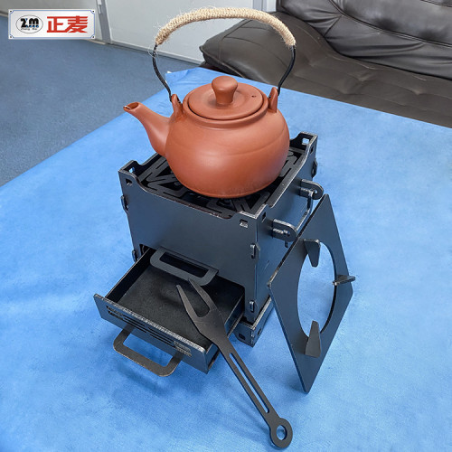 煮茶器煮茶爐炭火邊爐火鍋野外炭爐小火爐燒水爐戶外碳爐便攜炭爐