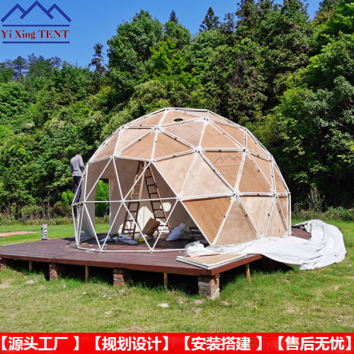 沙漠露營酒店星空帳篷 全景視覺球型帳篷保暖隔熱 Camping tent