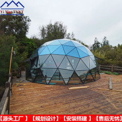 玻璃球形星空房民宿 圓形玻璃酒店帳篷 廣州出售6m戶外陽光房