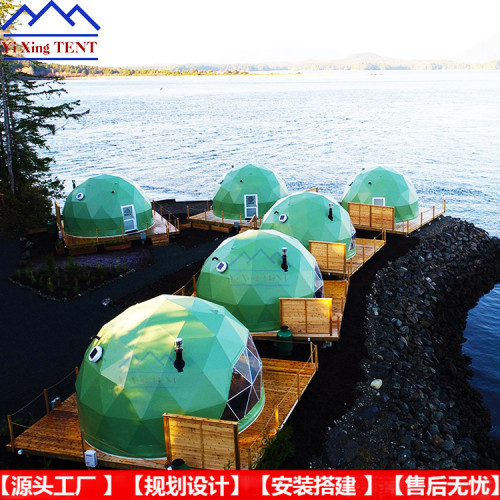 Glamping dome tent 6米直逕球形星空帳篷酒店民宿泡泡屋帶衛生間