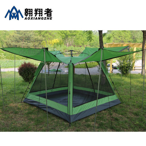 戶外露營帳篷自動可攜式速開折曡帳篷防紫外線防水遮陽野營帳篷