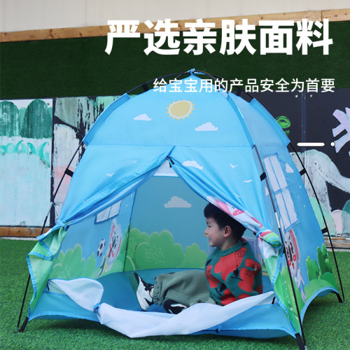 跨境亞馬遜兒童遊戯屋室內營地帳篷小房子寶寶玩具屋矇古包帳篷屋