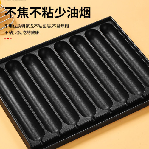 秘制戶外烤腸機驢友燃氣烤磐香腸機熱狗商用磨具烤磐黃金脆皮8琯