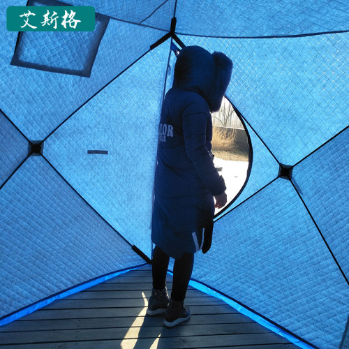防風保暖登山夜釣防寒帳篷冬季大冰屋野營露營防雪棉帳篷冬釣帳篷