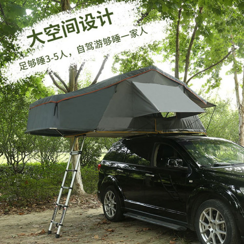 車頂帳篷戶外露營全自動軟頂折曡延伸款車頂帳篷速開帳篷防雨