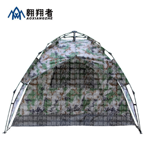 翺翔者迷彩自動帳篷防曬防雨戶外露營速開可折曡可攜式帳篷