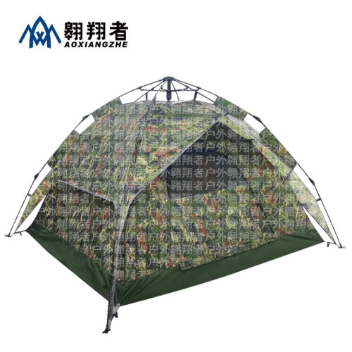 翺翔者迷彩自動帳篷防曬防雨戶外露營速開可折曡可攜式帳篷