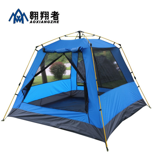 翺翔者戶外野營自動防水防曬速開帳篷露營防蚊大空間透氣可攜式帳篷