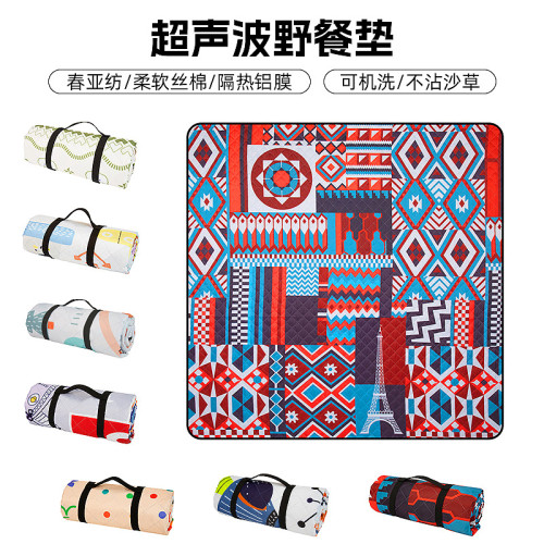 野餐墊防潮墊防潮加厚沙灘墊露營墊戶外地墊防潮墊帳篷用露營睡墊