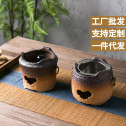 批髮圍爐煮茶炭火邊爐野外炭爐煮茶器煮茶爐燒水爐戶外粗陶碳爐子