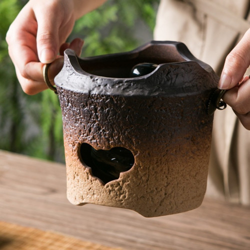 批髮圍爐煮茶炭火邊爐野外炭爐煮茶器煮茶爐燒水爐戶外粗陶碳爐子