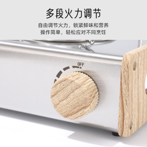 不鏽鋼卡式爐野營燒烤爐家用戶外氣罐爐丁烷爐露營便捷火鍋烤肉爐