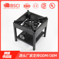 廠家直供鑄鉄燃氣灶簡易灶具大猛火爐頭北美戶外爐20PSI