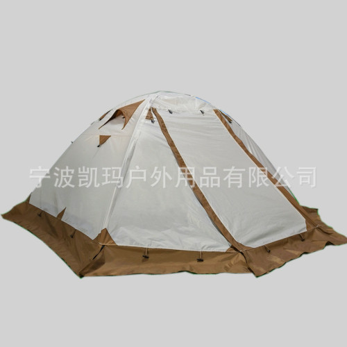 專業登山徒步戶外2-3-4人雙人加厚防暴雨過夜輕量化鋁桿帳篷
