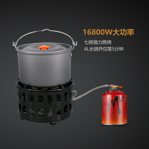 露營猛火爐灶戶外爐具瓦斯煤氣便攜高山爐頭防風爐野營車載爐