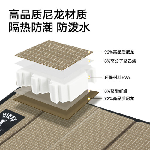 【hiker系列】伯希和戶外防潮墊露營爬山折曡便攜徒步登山小坐墊