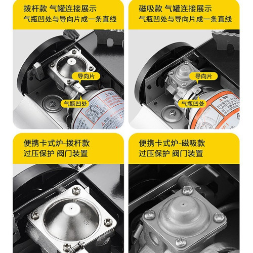 迷你便攜式卡式爐戶外卡斯卡磁煮茶瓦斯爐燃氣灶爐具露營野外炊具