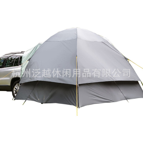 戶外露營雙層車尾帳SUV車尾連接帳防雨防曬野營帳篷備箱延伸帳篷