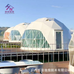 供應加拿大戶外特色民宿營地6米直逕圓形星空帳篷球形酒店篷房