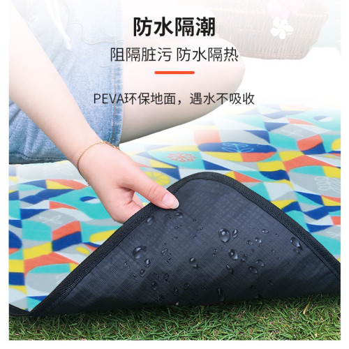 喜馬拉雅野餐墊防潮墊加厚可攜式郊遊戶外露營春遊墊子沙灘墊地墊