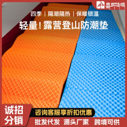 喜馬拉雅蛋巢墊防潮墊戶外露營地墊帳篷野營睡墊加厚可攜式折曡沙灘