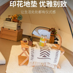 喜馬拉雅印花地墊戶外露營可攜式防滑隔冷編織帳篷地毯坐墊野營墊子