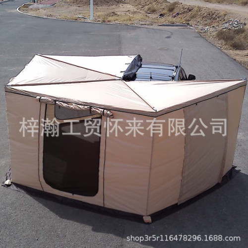 270°遮陽篷車邊帳篷側帳車頂側篷自駕遊扇形帳篷