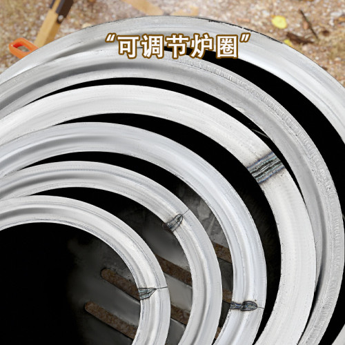 新款燒木柴爐子辳村柴火灶廠家柴火爐戶外灶台移動爐灶便攜取暖爐