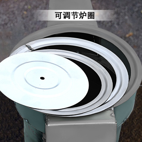 辳村柴爐新型柴火灶燒木柴家用戶外便攜式爐具移動柴火爐子地鍋爐